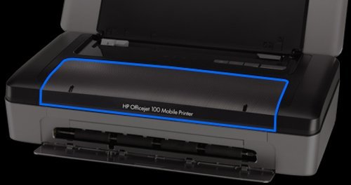 HP Officejet 100 Inkjet Mobile Printer - Compact and Portable